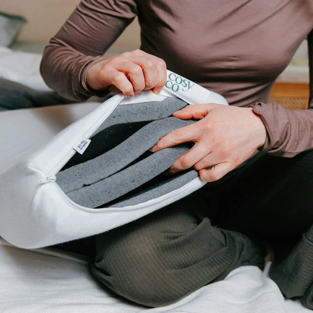 Graphite Latex Pillows Natural Foam Alternative Cosyco