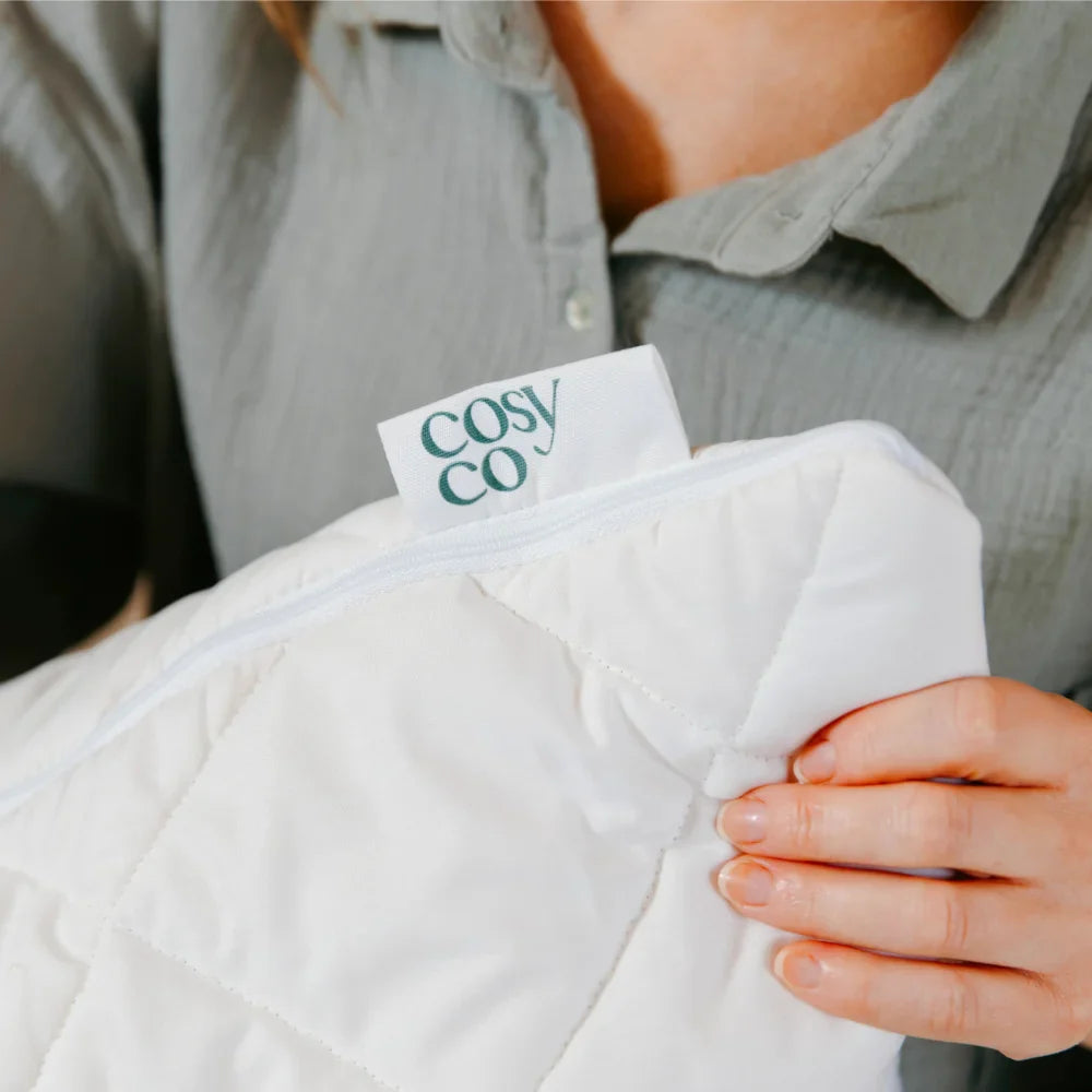organic pillows pillow filling 100% cotton cover Cosyco