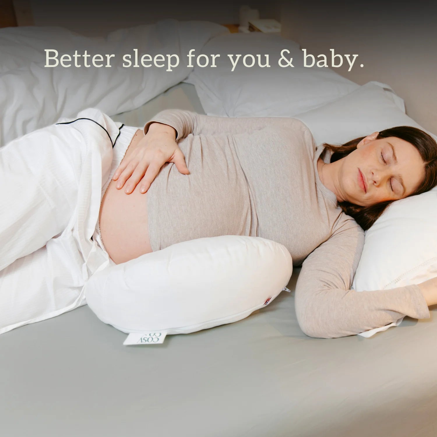 CosyCo Maternity Pillow - Organic Wool