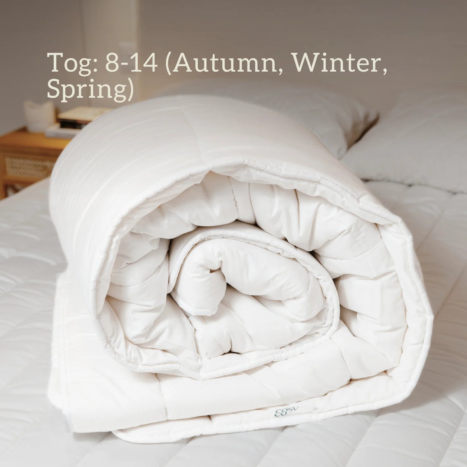 Natural Wool Duvet - Made in UK - British Wool 100% cotton natural local ethical duvet healthiest hypoallergenic anti dust mite temperature regulating