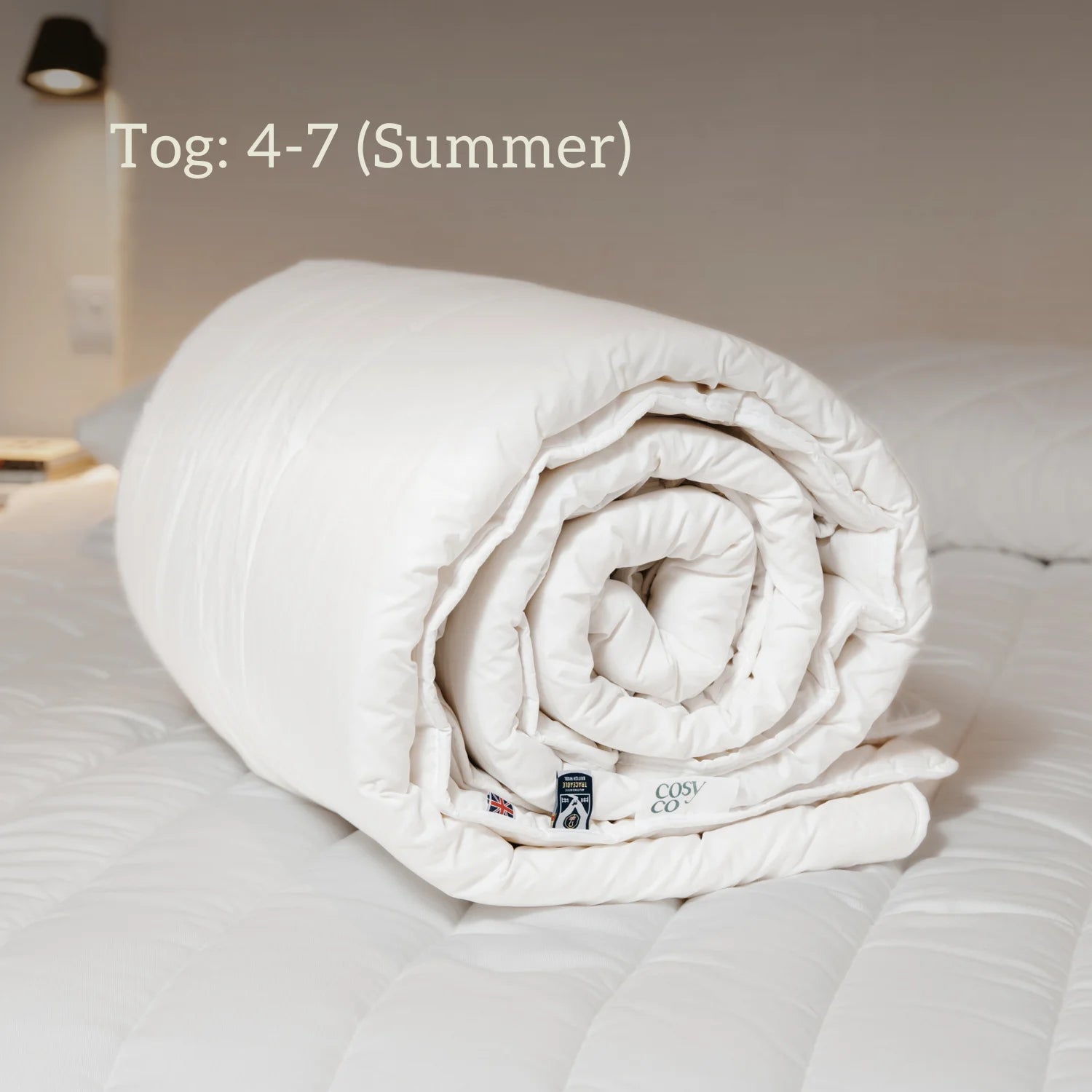 Natural Wool Duvet - Made in UK - British Wool 100% cotton natural local ethical duvet healthiest hypoallergenic anti dust mite temperature regulating