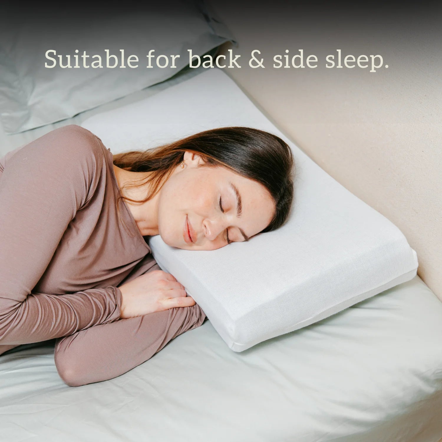 CosyCo Graphite Latex Pillow - Height Adjustable Suitable for back and side sleep