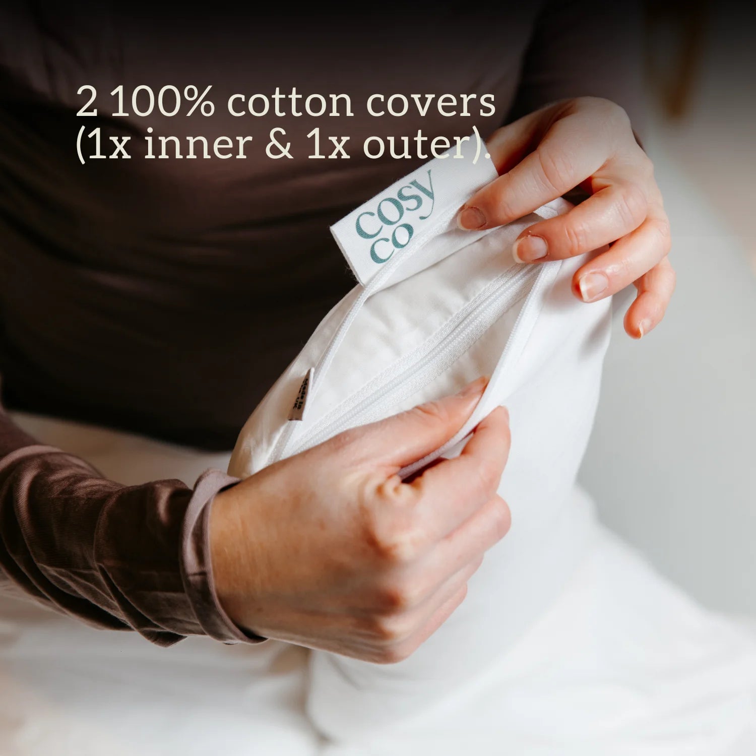 Small Organic Japanese Neck Pillow - Wool or Buckwheat