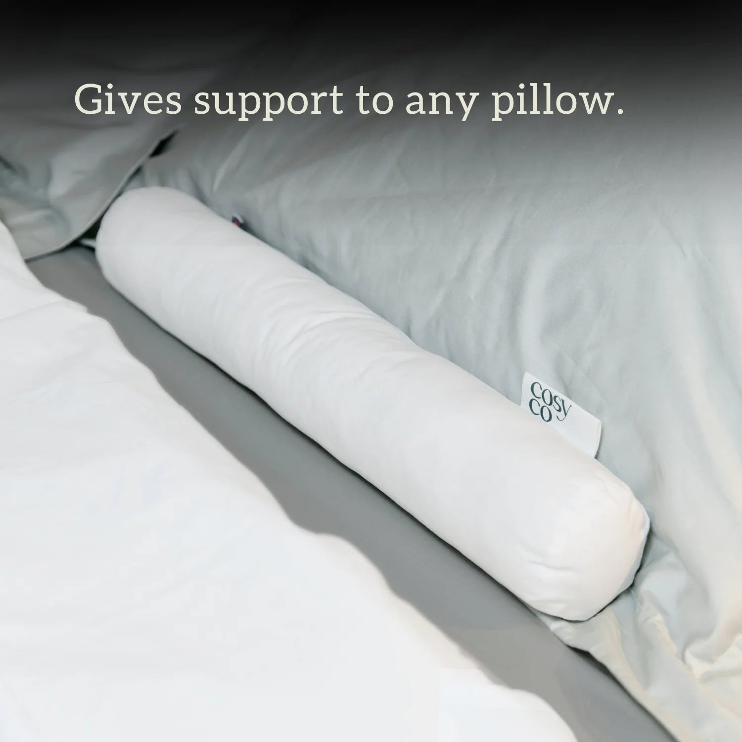 Neck Roll Pillow - Organic Wool or Buckwheat gives added support to any pillow