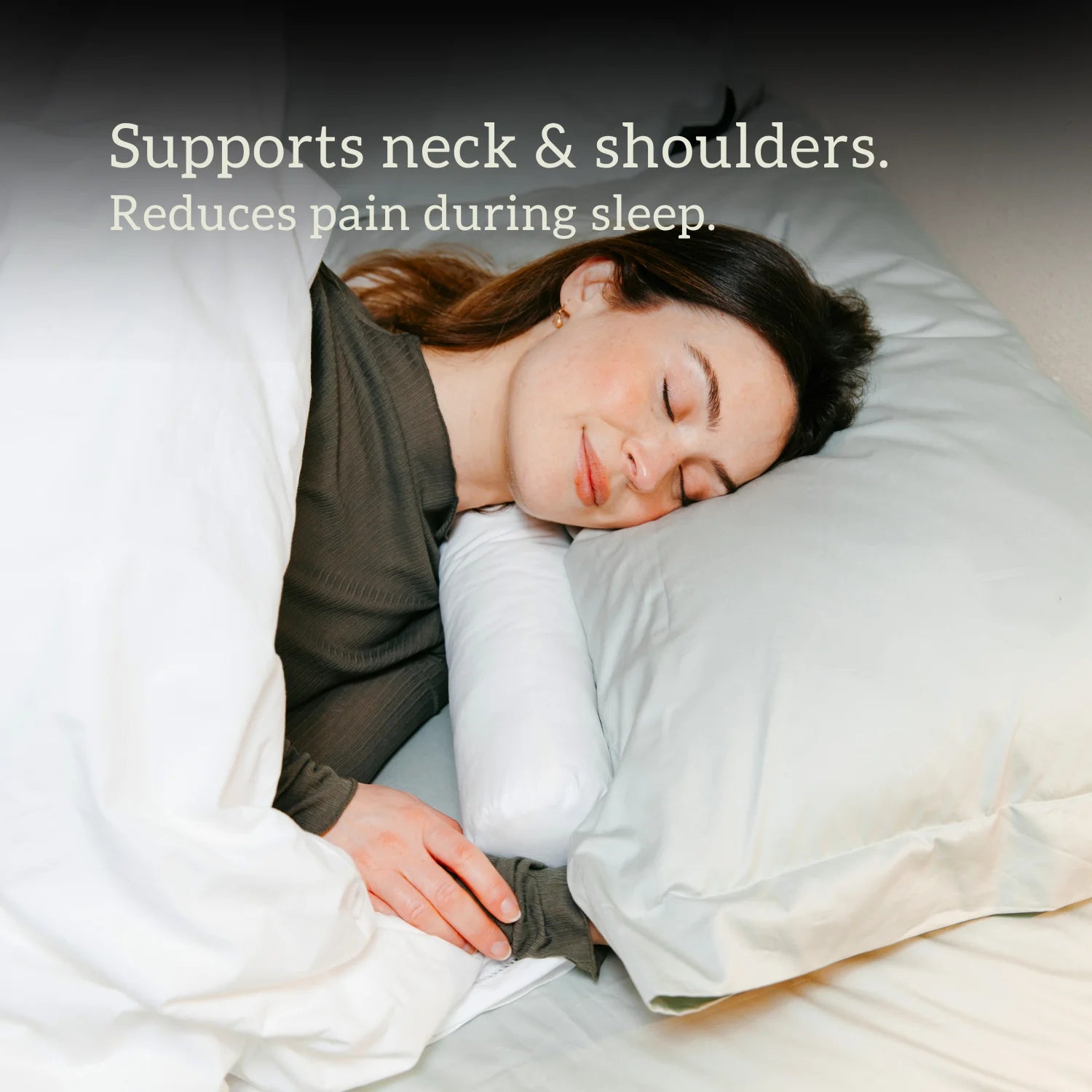 Neck Roll Pillow - Organic Wool or Buckwheat